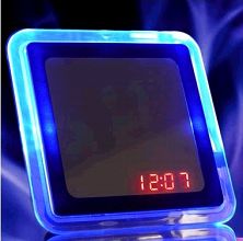 Flashing sound-active Mirror clock